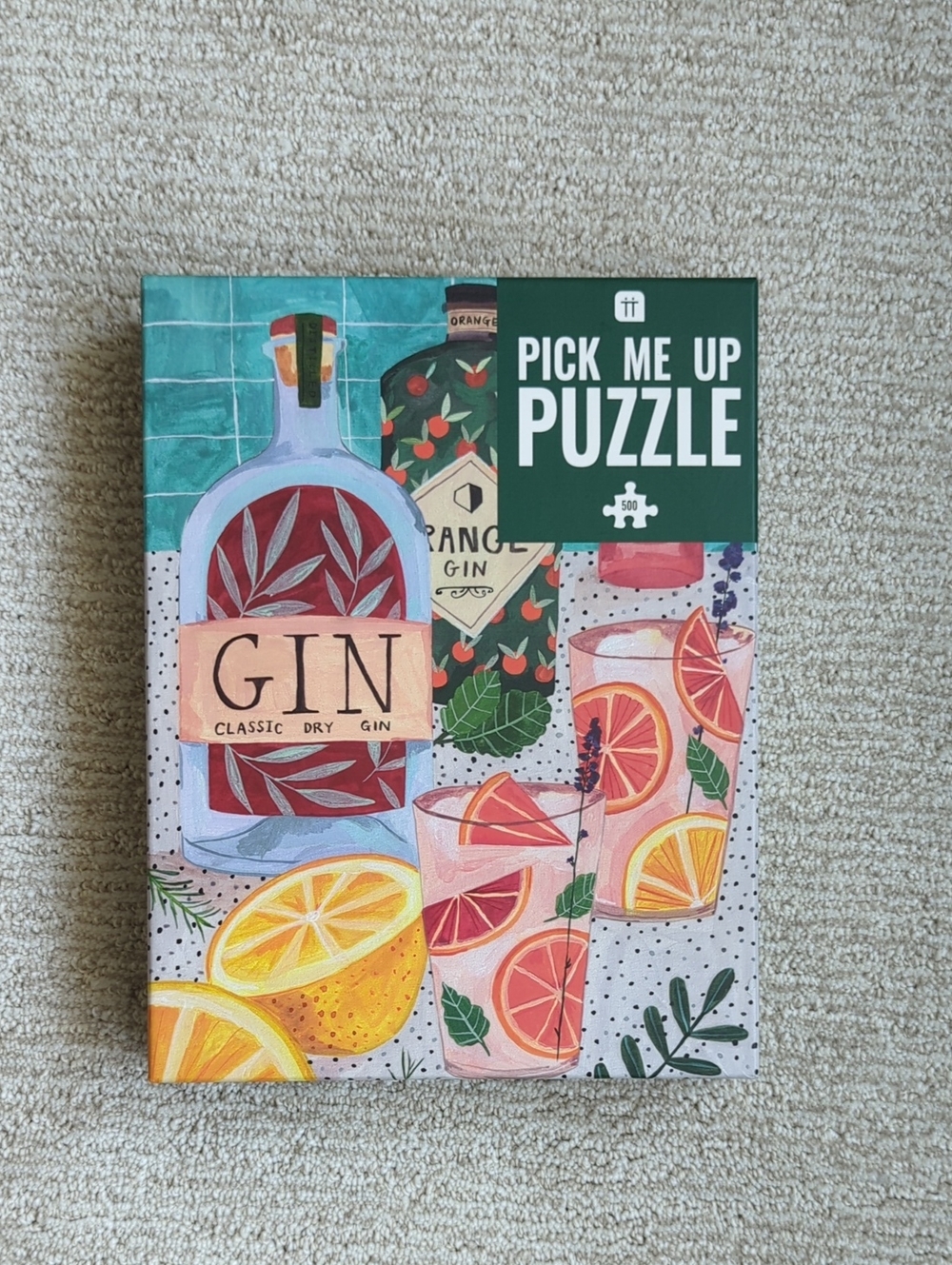 Pick Me Up Puzzle Pick Me Up Gin & Citrus 500-Piece Jigsaw Puzzle